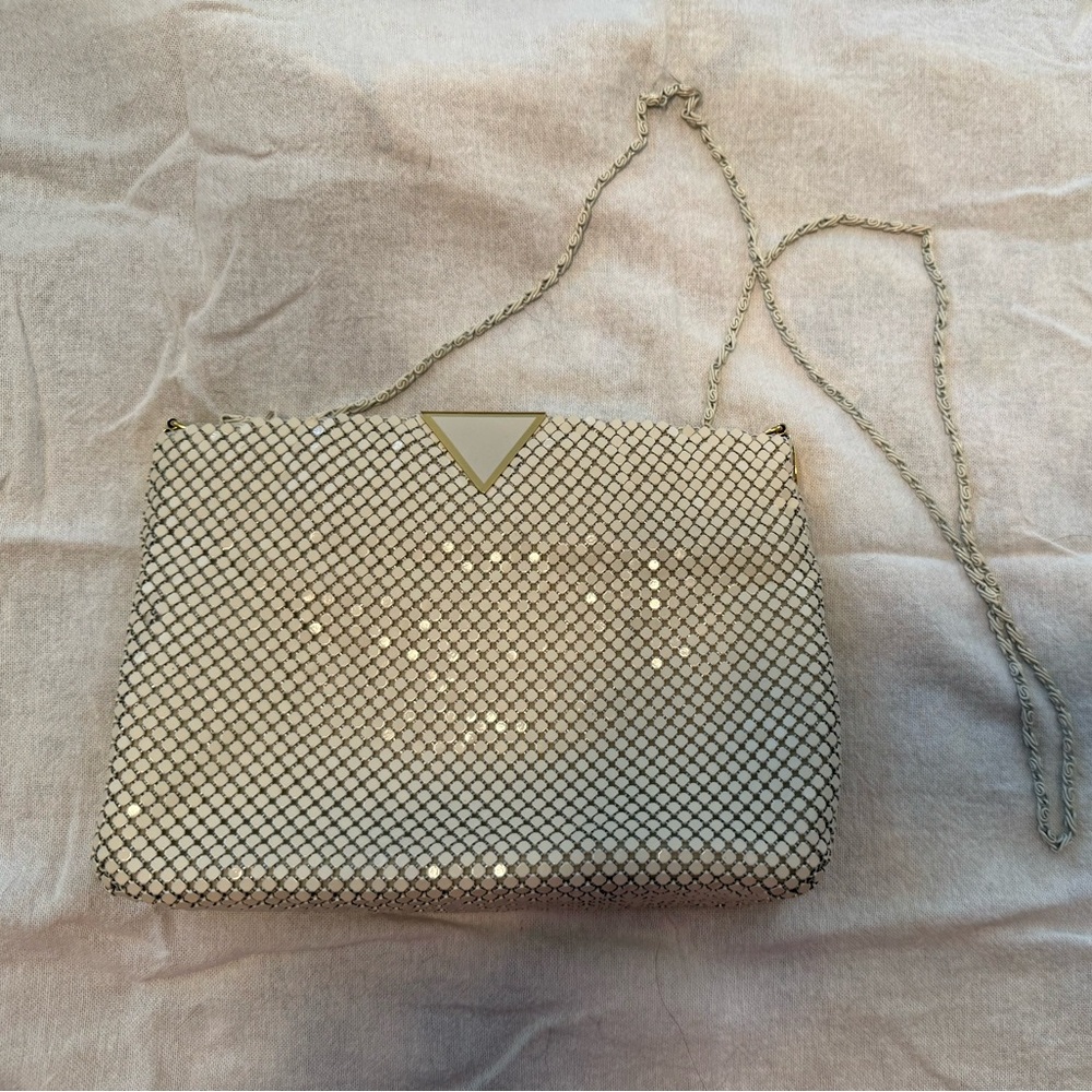 Vintage Elegant Cream Chain Bag